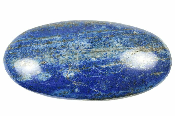 Polished Lapis Lazuli Palm Stone - Pakistan #250647